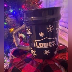 RARE Lowe’s 5 Gallon Bucket Coffee Mug Cup Holiday Black Friday Exclusive 2025